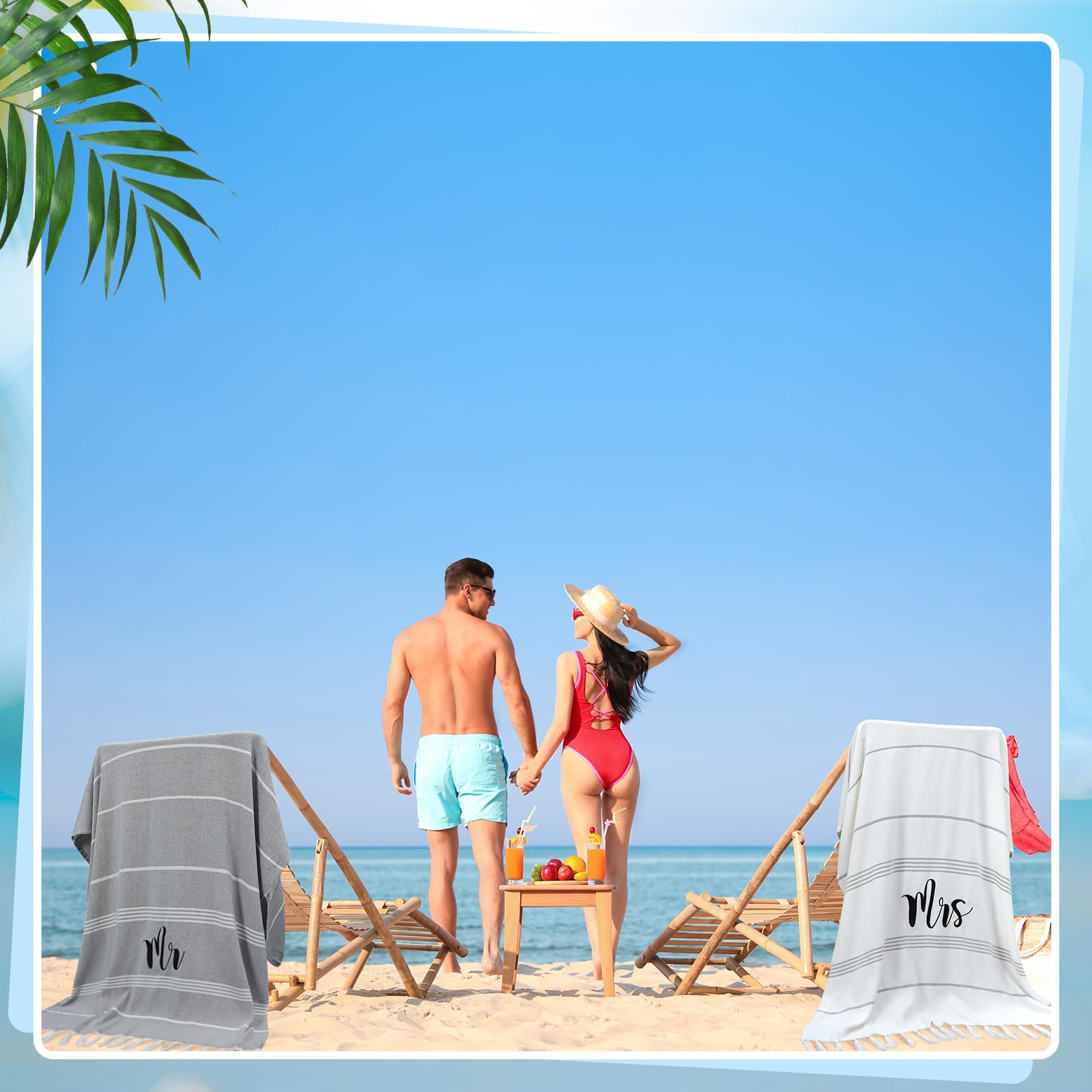 Preboun two-towel set suitable for wedding gifts or newlywed celebrations