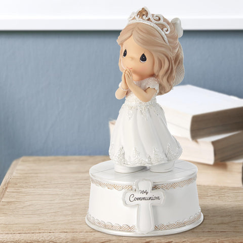 Precious Moments display-friendly keepsake with shimmering details, perfect for shelves, dressers, and memories