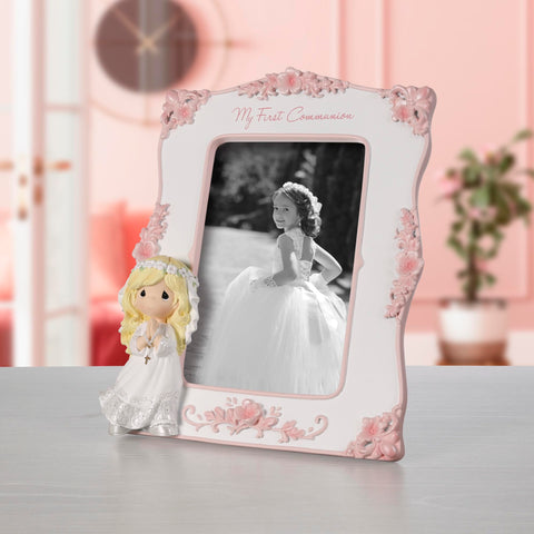 Precious Moments frame on a shelf or bedside table ready to admire.