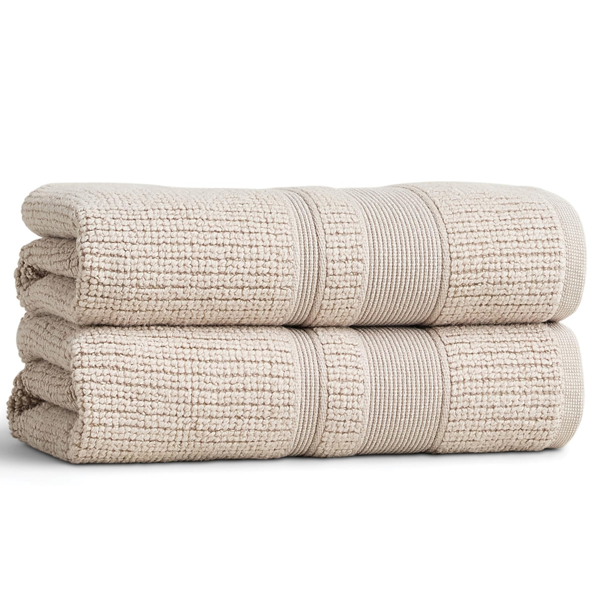 Preston Lane Douro towel set in clay, two-pack, luxuriously soft for spa-like daily comfort.
