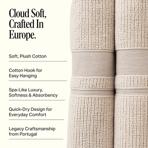 Preston Lane Douro towels demonstrate quick-dry, high absorbency.