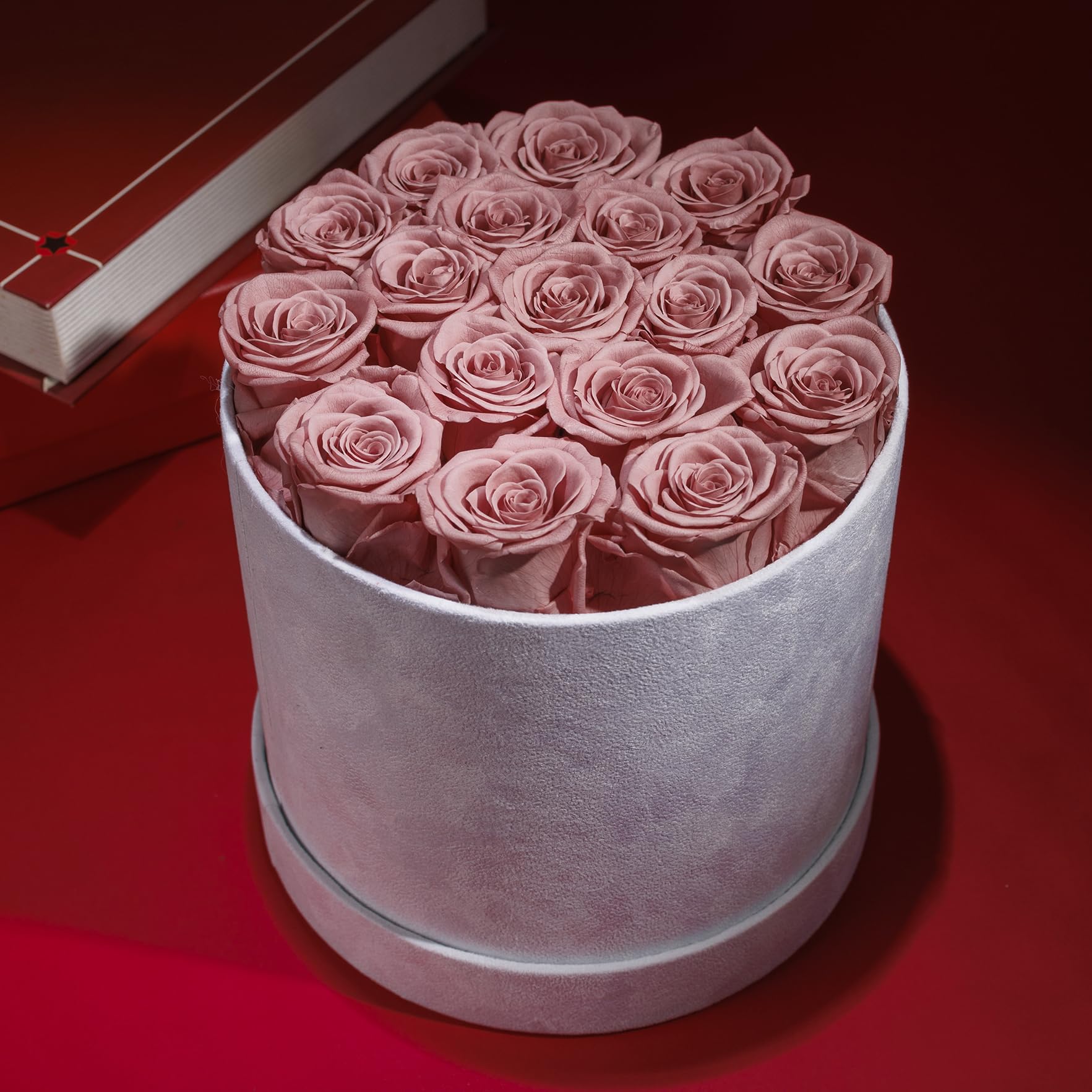 Red roses option suits Valentine’s Day and romantic celebrations.