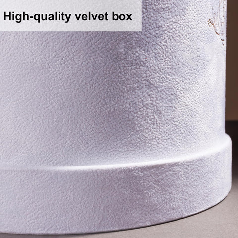 Prifroti white velvet box closeup highlighting premium craftsmanship