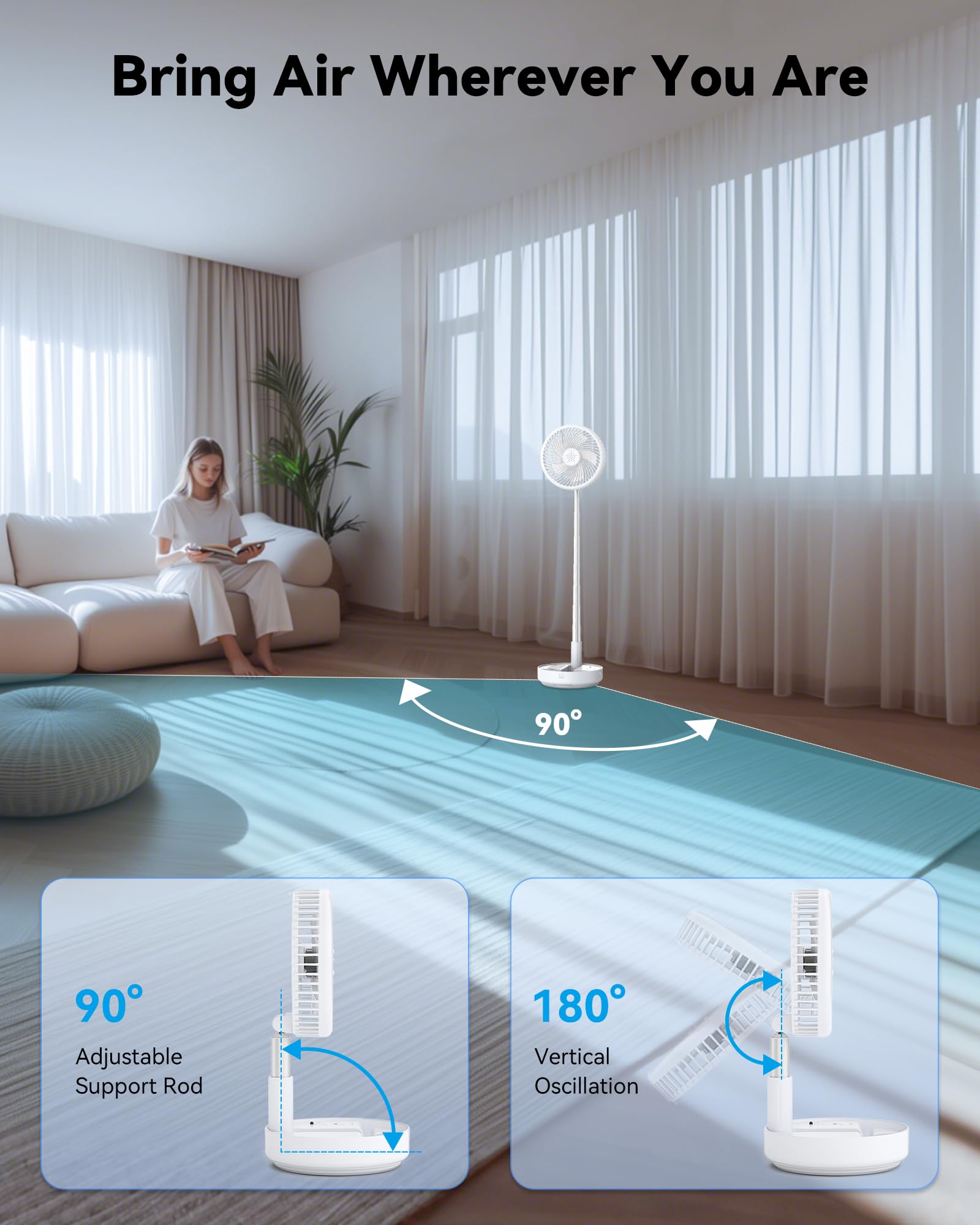 Primelove quiet operation keeps rooms peaceful during work or sleep.