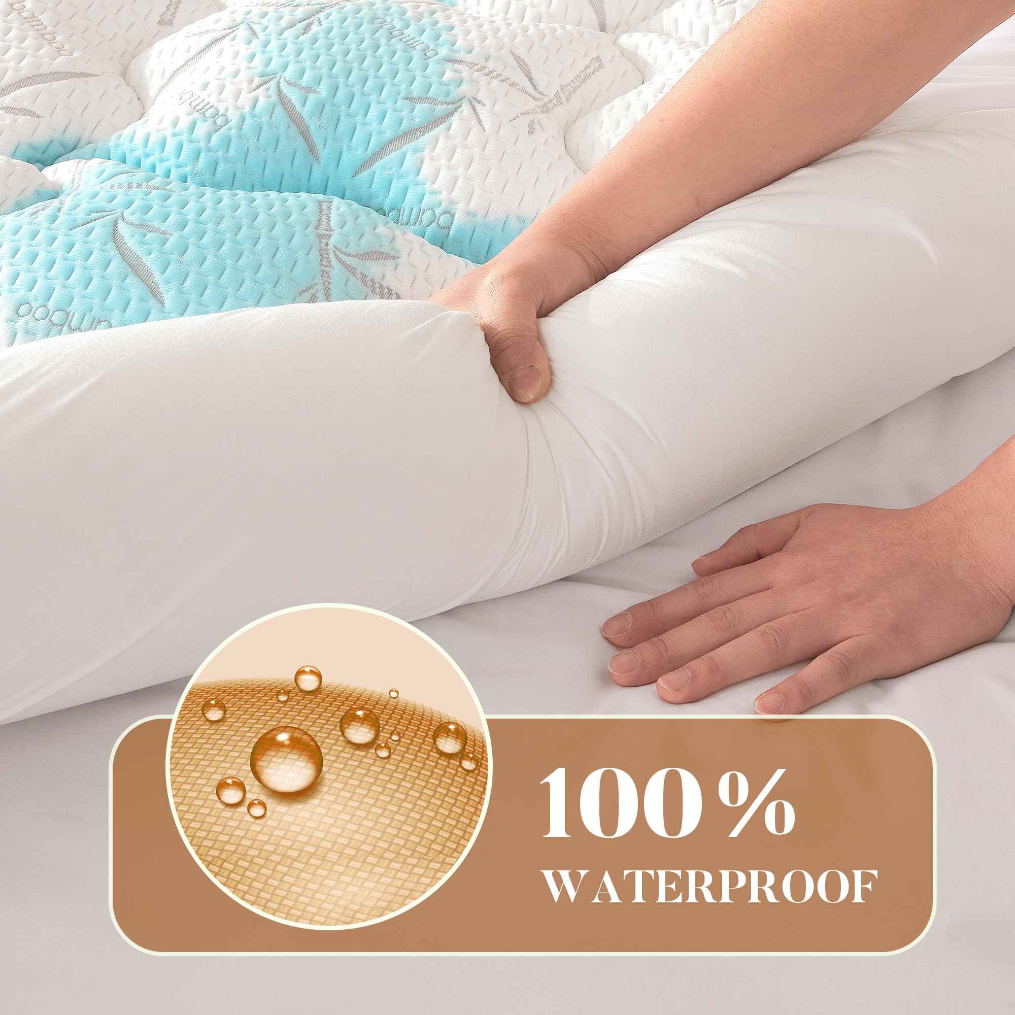 Primesoft breathable cover weave supports cooler, comfortable sleep.