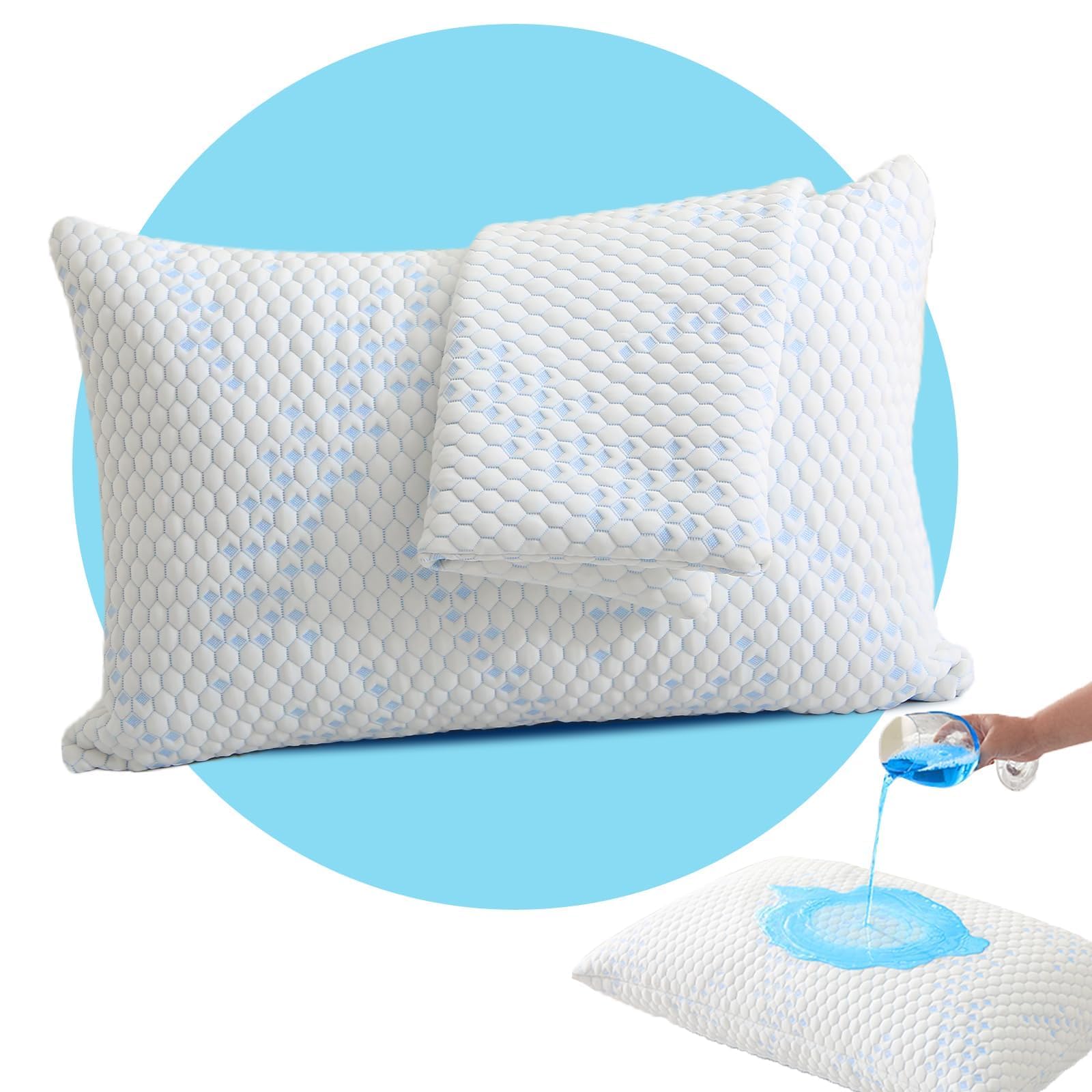 Primesoft Pillow Protector King with waterproof layer closeup protects against sweat
