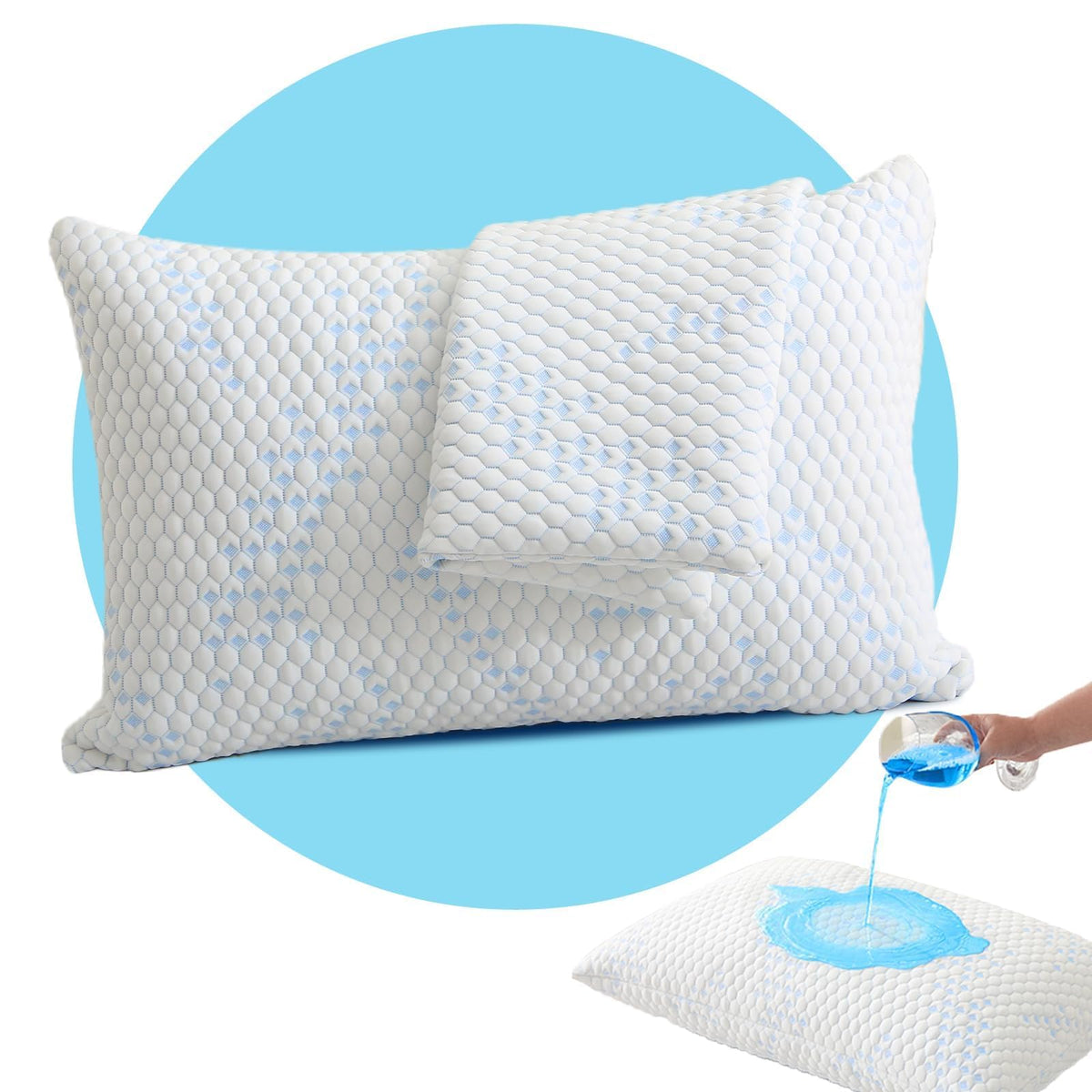 Primesoft Pillow Protector King with waterproof layer closeup protects against sweat