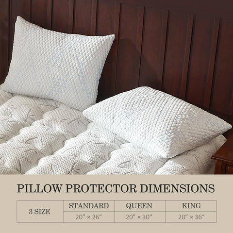 Primesoft pillow protector machine-washable fabric enables easy care