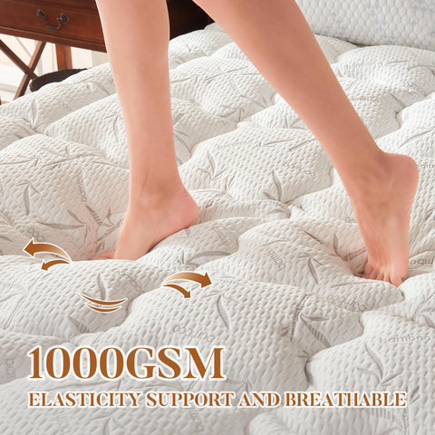 Fits mattresses up to 21 inches deep for a snug setup.