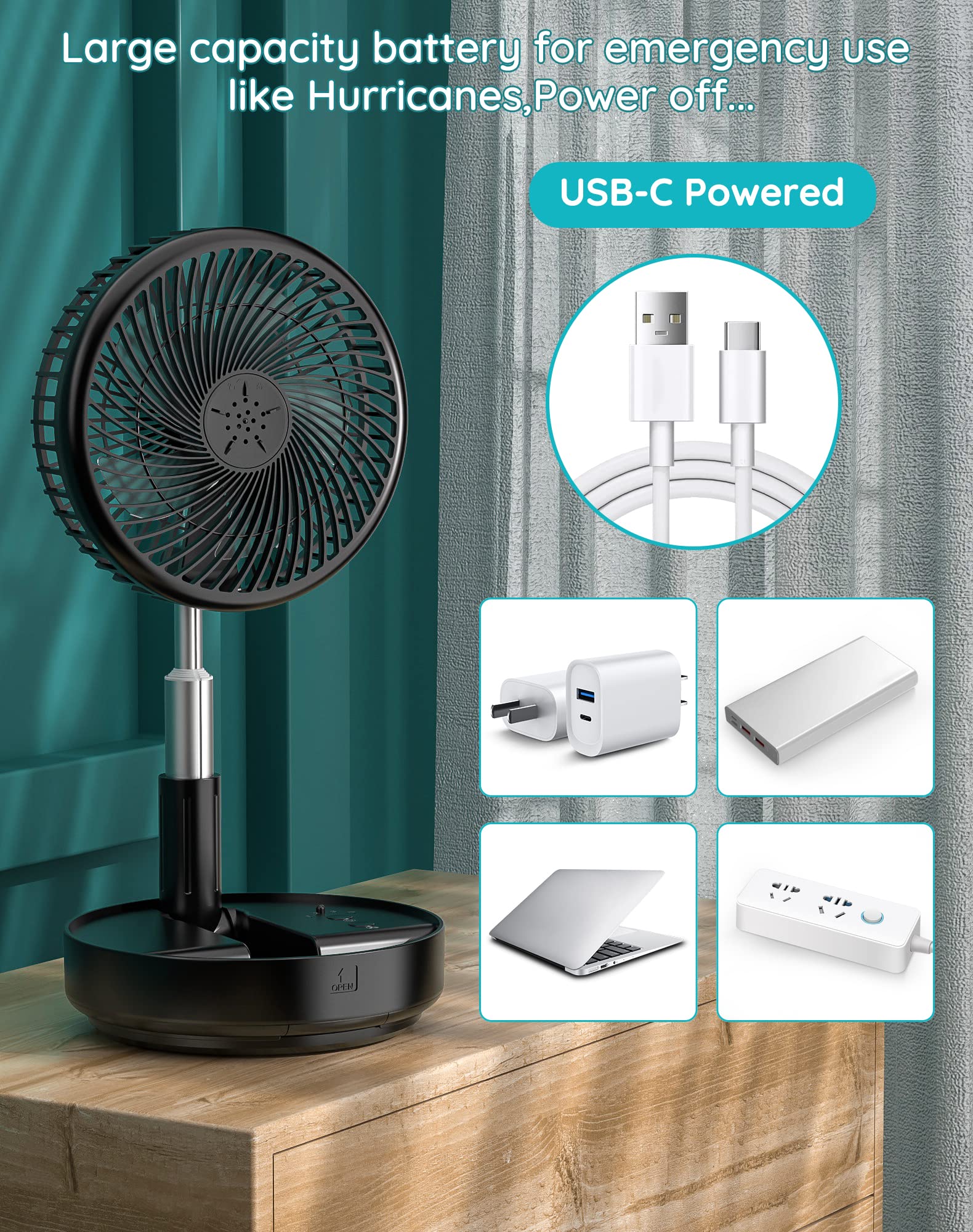 Primevolve 90° oscillation provides broad airflow across rooms.