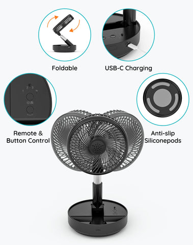 Primevolve fan operates quietly, preserving a peaceful sleep or focus.