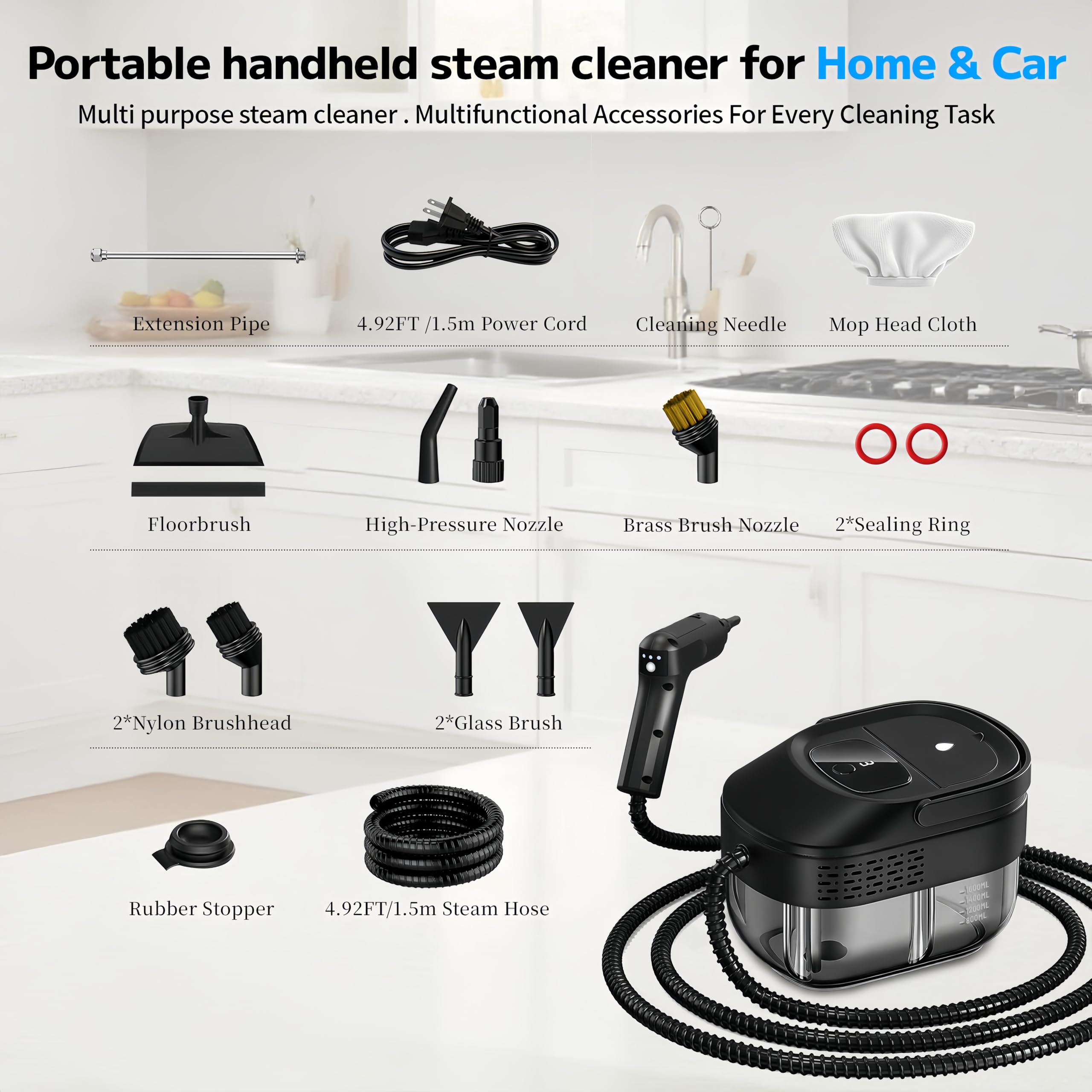 Primiorix 15-in-1 accessory kit for versatile cleaning tasks