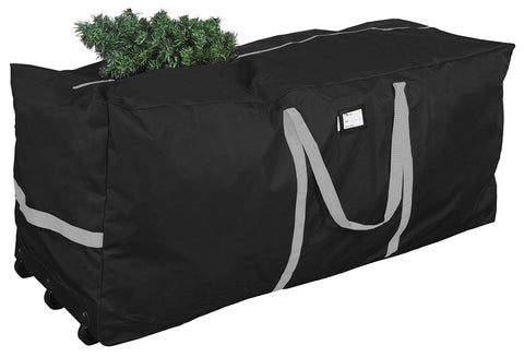 Primode Christmas Tree Storage Bag front pocket for tags and small parts.