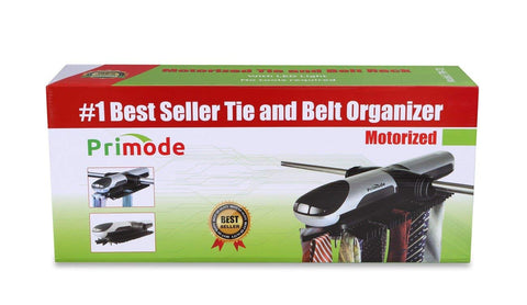 Primode tie rack dimensions 18 by 8 by 4.06 inches for compact spaces.