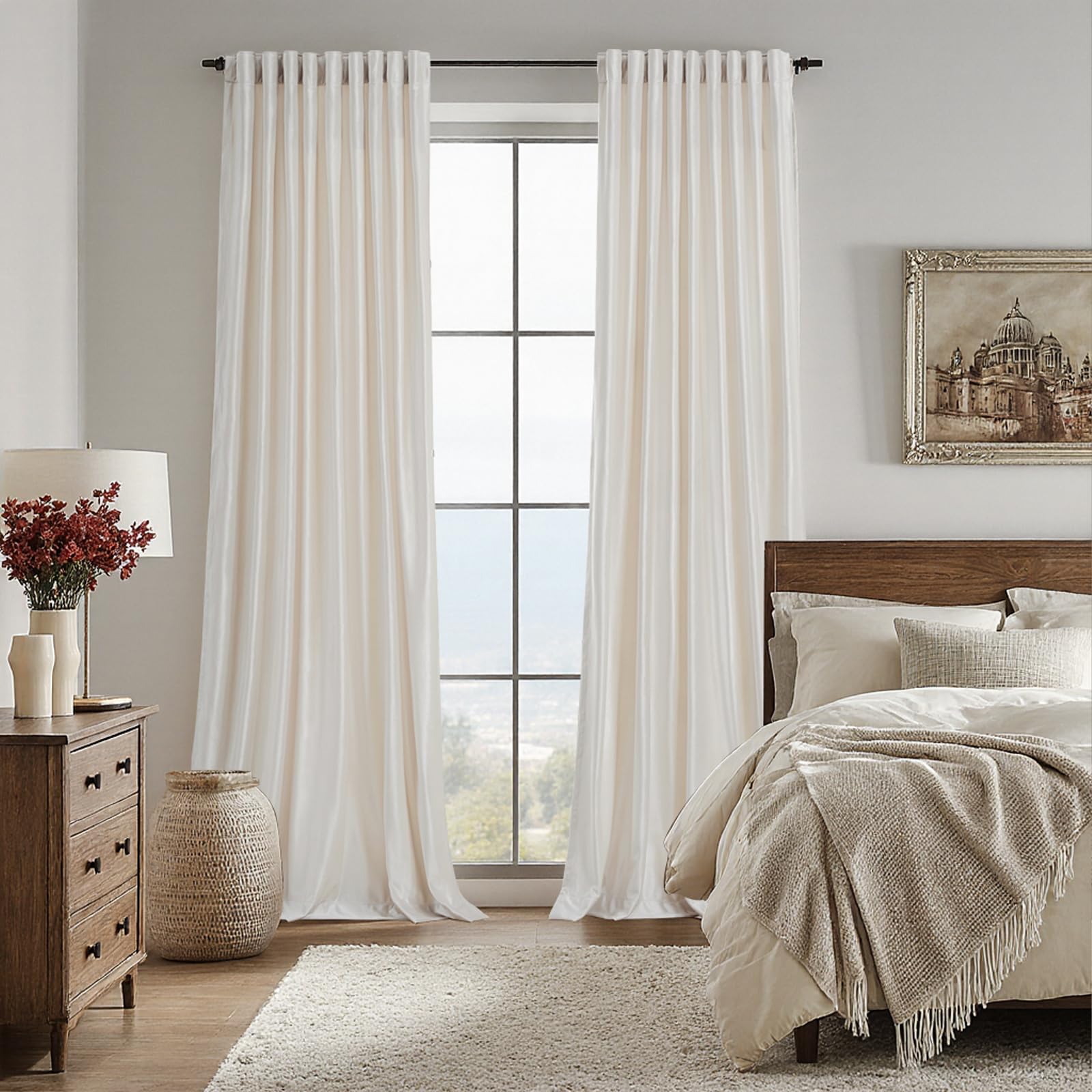 PRIMROSE room-darkening drapes create ideal conditions for movie nights