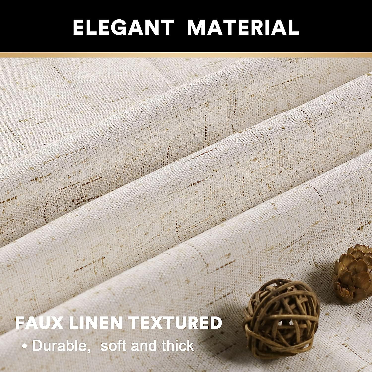 PrinceDeco energy-saving curtains suitable for living spaces