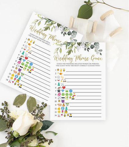 Printed Party Bridal Shower Game Set Trivia prompts engaging conversations