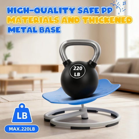 PRISJOY anti-slip base keeps the chair steady during active use