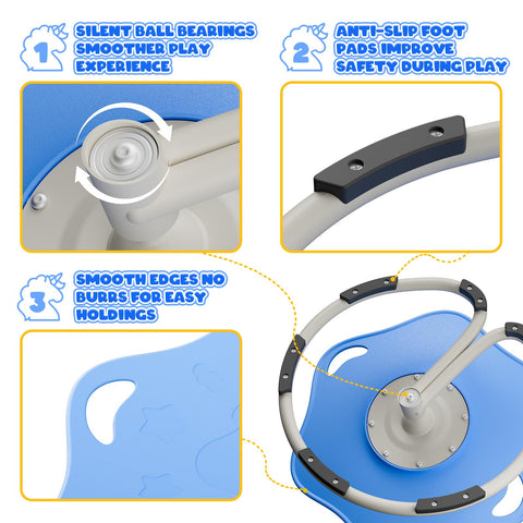 PRISJOY balance and coordination support during sit-and-spin play