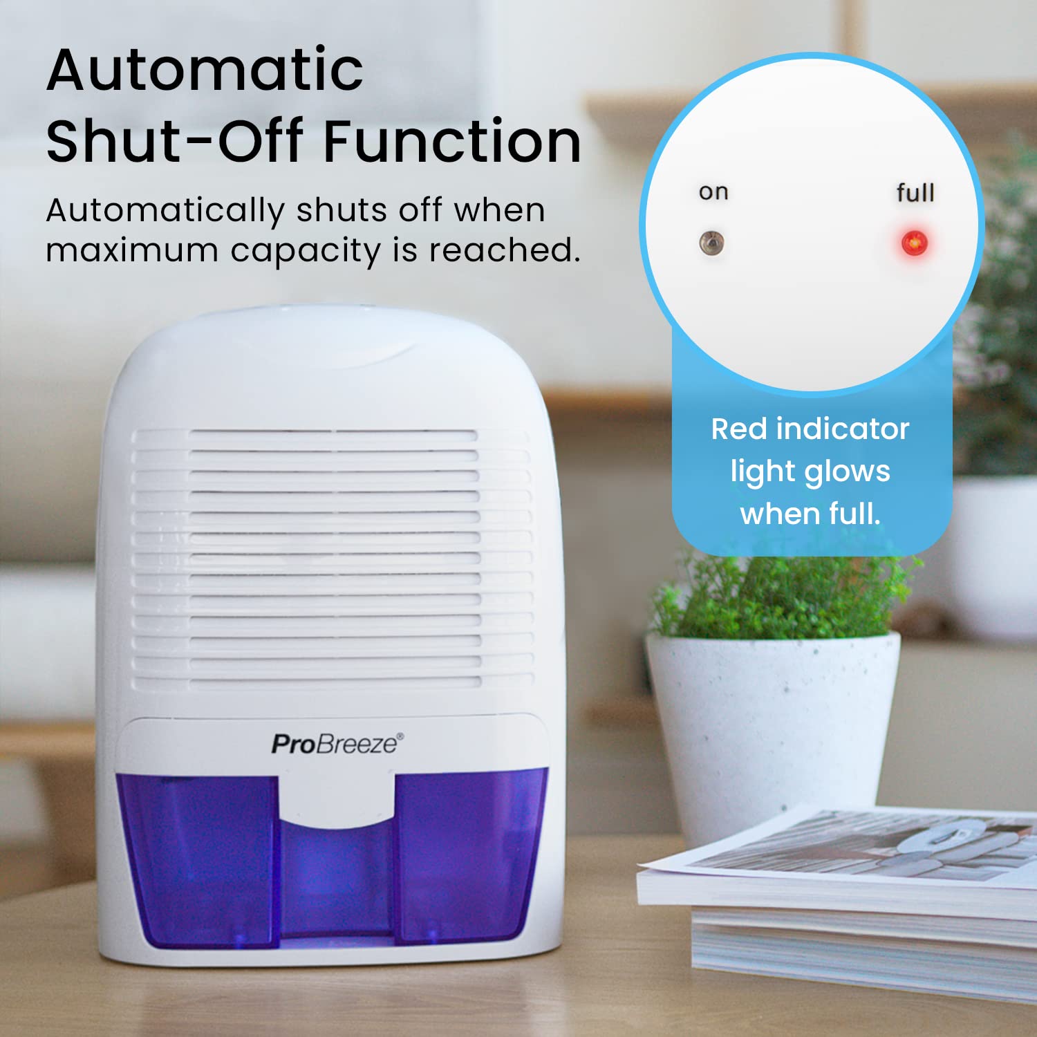 Kitchen use with Pro Breeze helps reduce moisture and ease cleaning
