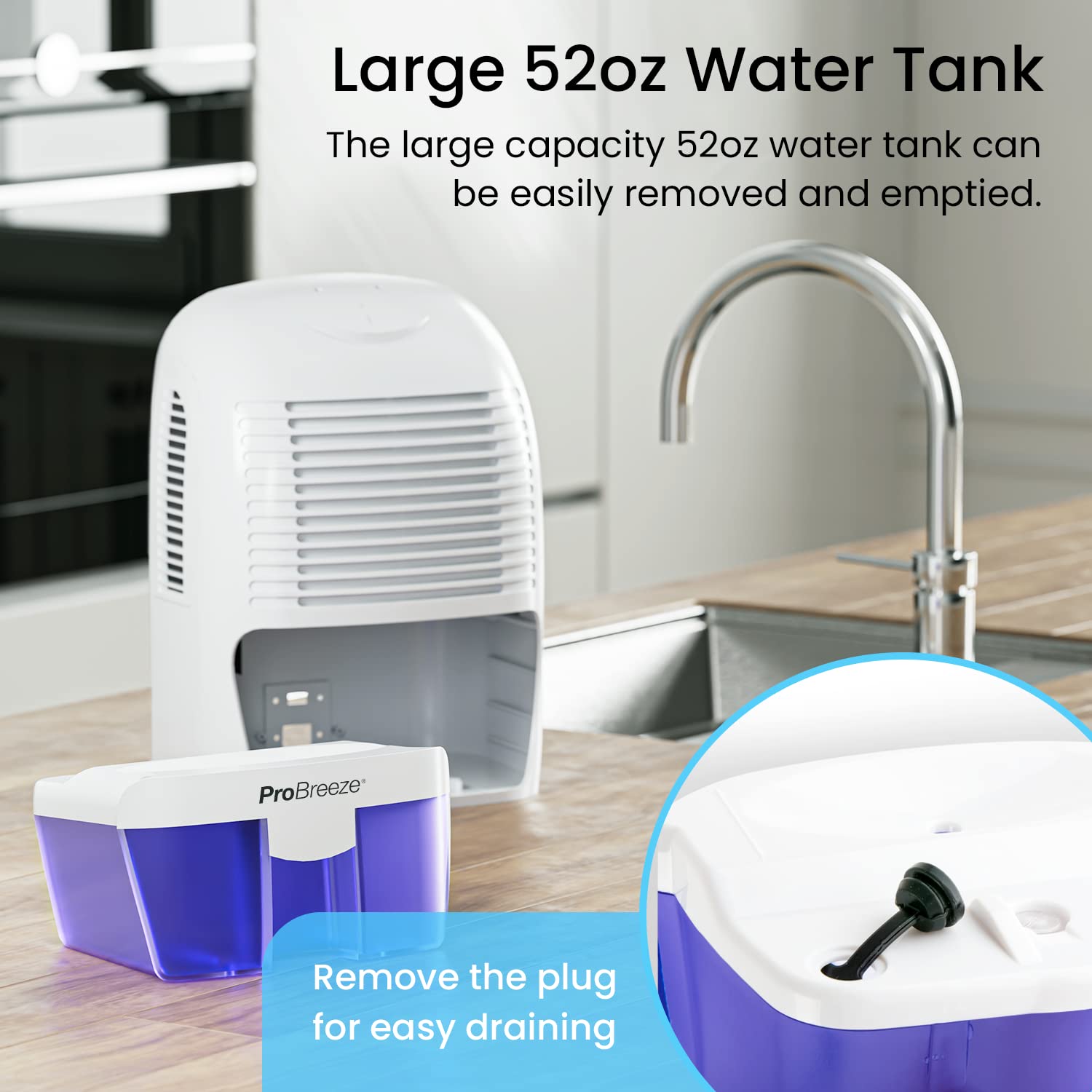Thermo-electric cooling in Pro Breeze unit keeps operation ultra-quiet overnight