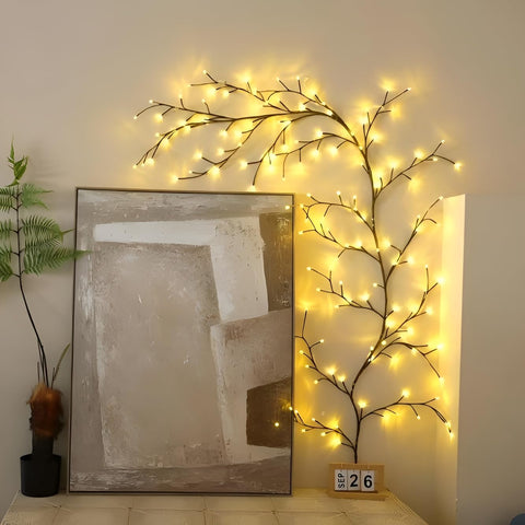 Probapro Enchanted Willow Vine Lights with remote control for easy mode and timer.
