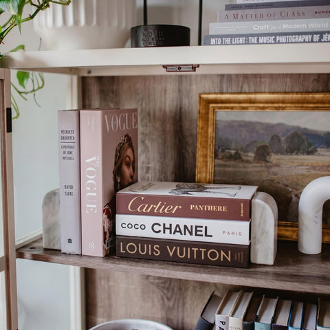 PROBENEX lightweight decorative books ideal for flexible room rearranging.