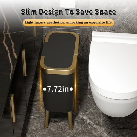 Procade 4-gallon slim trash can suitable for small kitchens.
