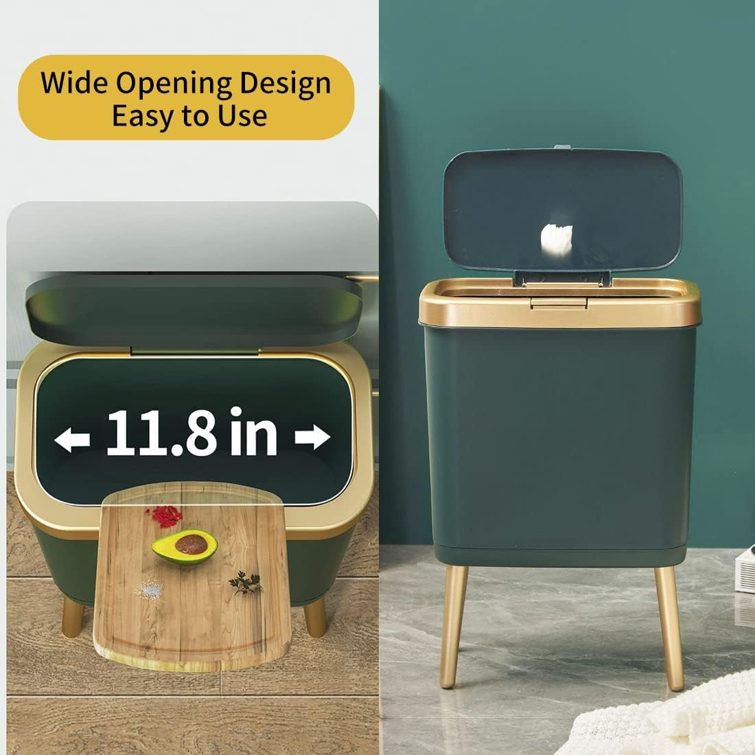Procade bottom-heightening design simplifies cleaning and reduces dirt buildup.