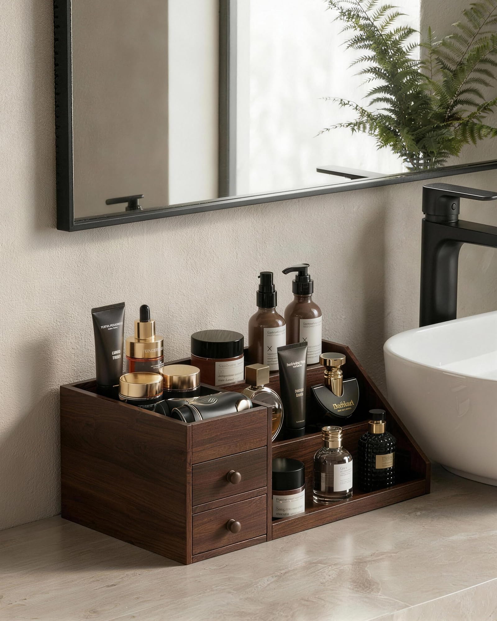ProCase organizer in bedroom setup demonstrating space-saving design