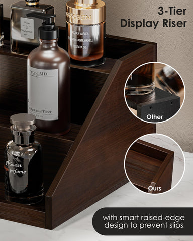 ProCase organizer drawer detail with velvet-lined bottom protecting valuables