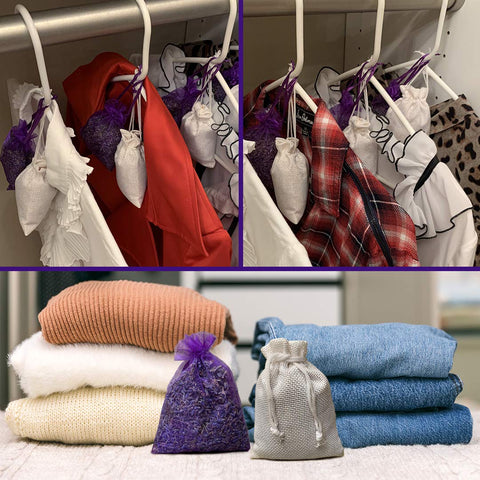 Ready-to-hang Professor Killamoth sachets simplify setup and fragrance boosting.