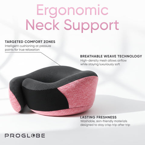 Proglobe 3D-contoured eye mask blocks light for better rest.