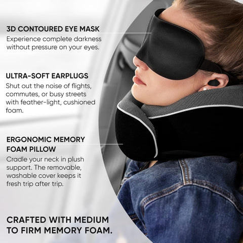 Proglobe compact rollable pillow with luxury mesh bag ready for carry-on