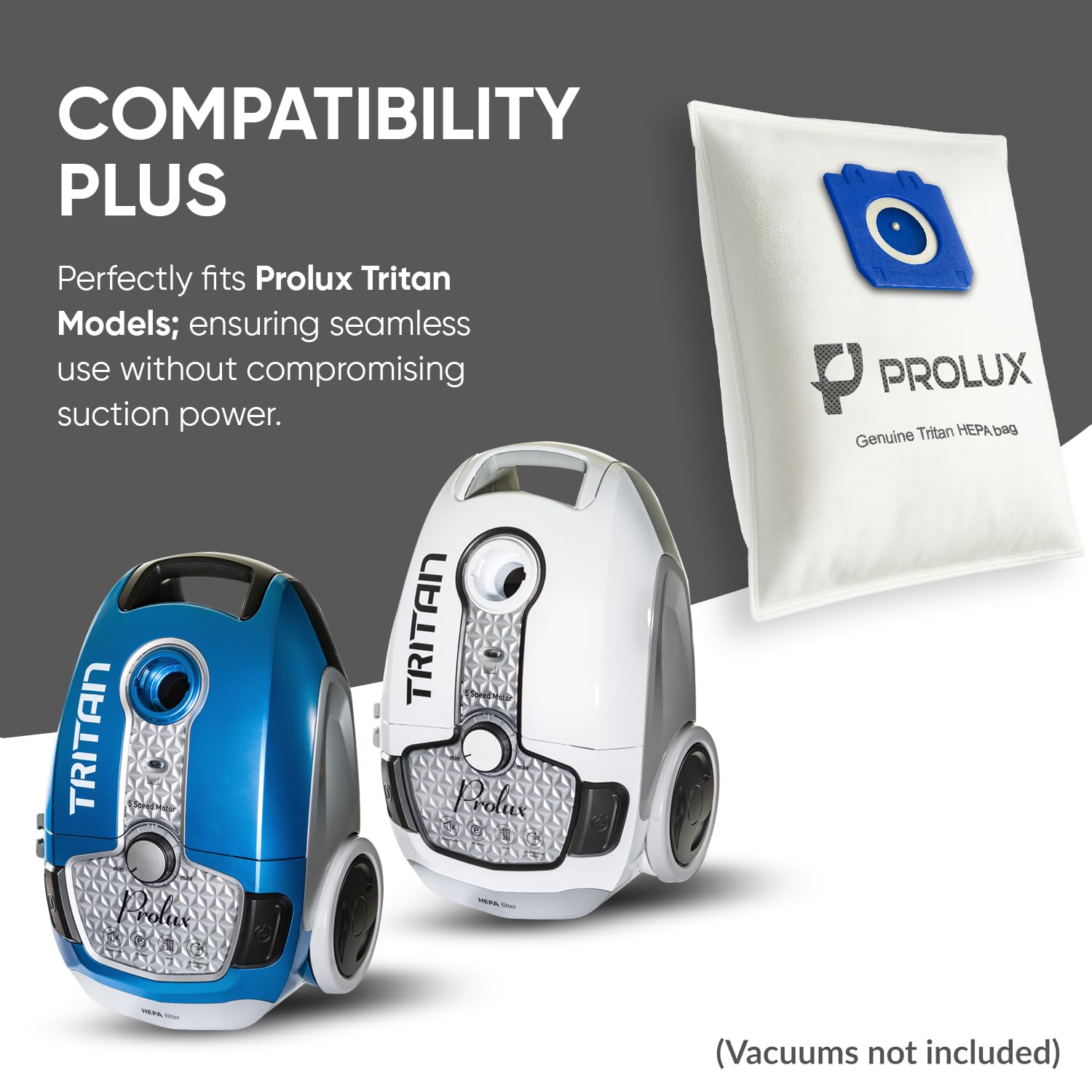 Prolux Tritan 5-layer filtration media close-up shows strong debris capture