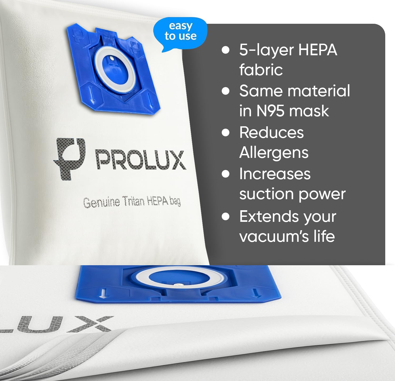 Prolux Tritan post-filters keep filtration up and motor strain down