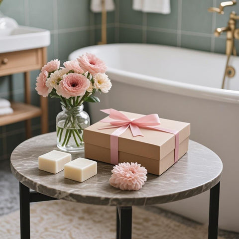 Promitop bamboo bathroom caddy as a versatile accessory for new homes.