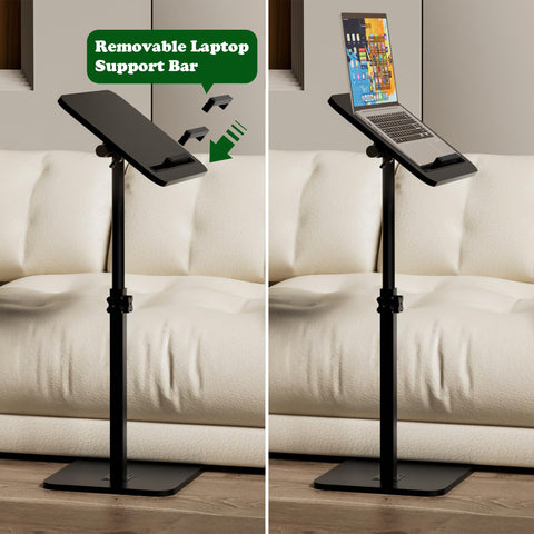 Easy-assembly sofa table ships with hardware for quick setup.