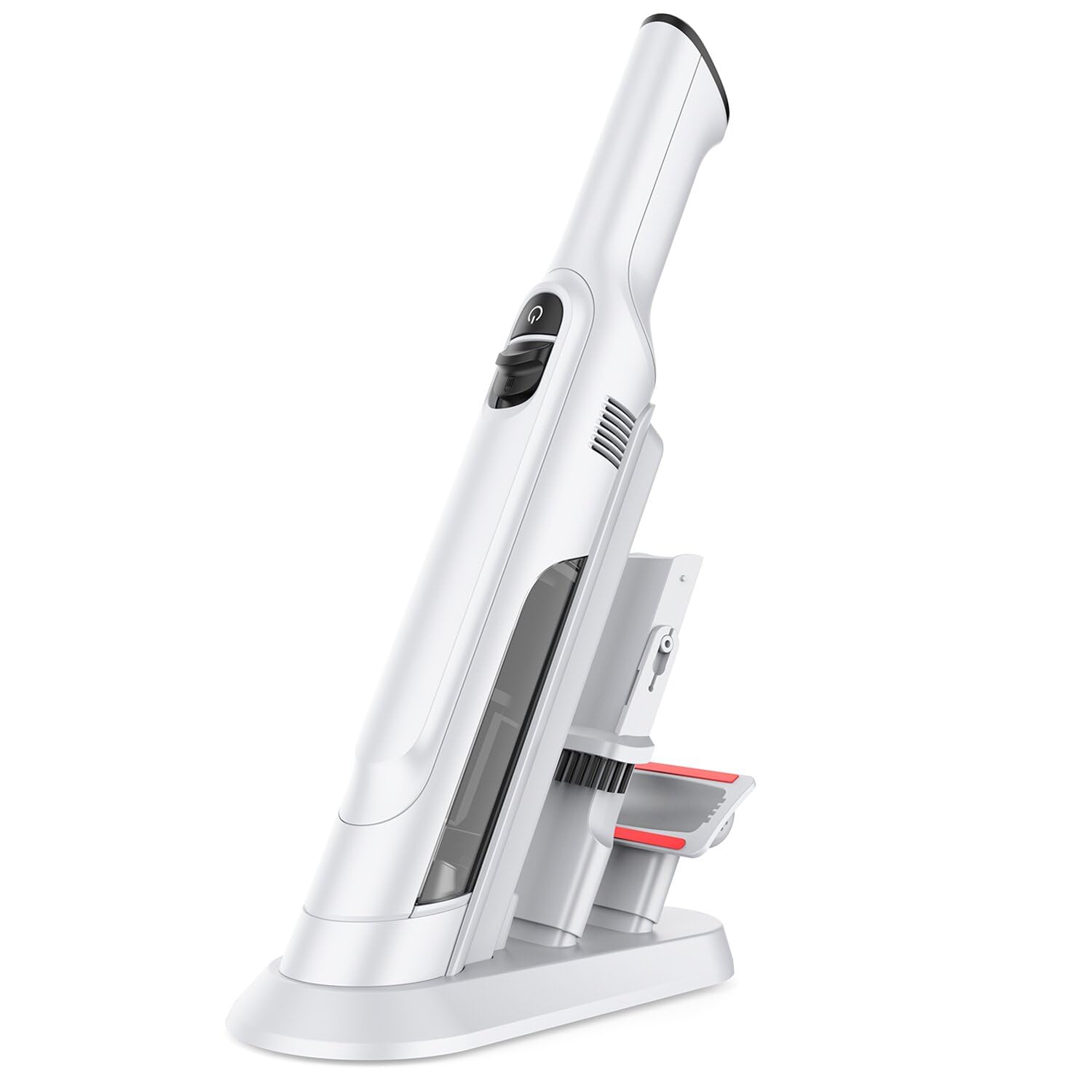 PROMOMO handheld vacuum cordless front view shows lightweight design for quick daily cleans.