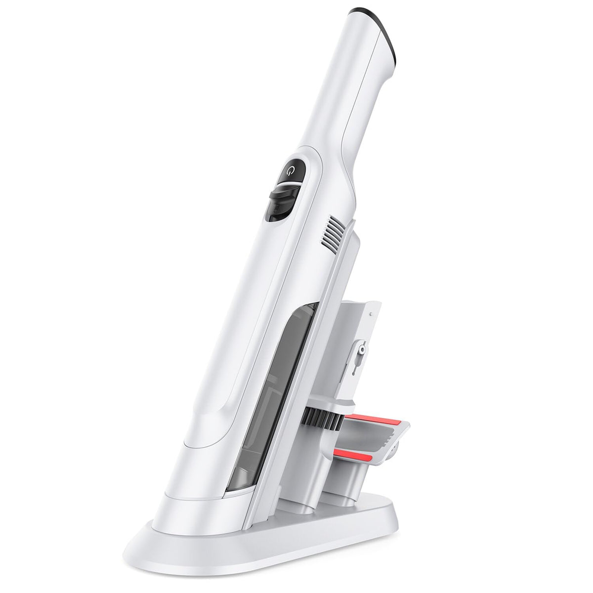 PROMOMO handheld vacuum cordless front view shows lightweight design for quick daily cleans.