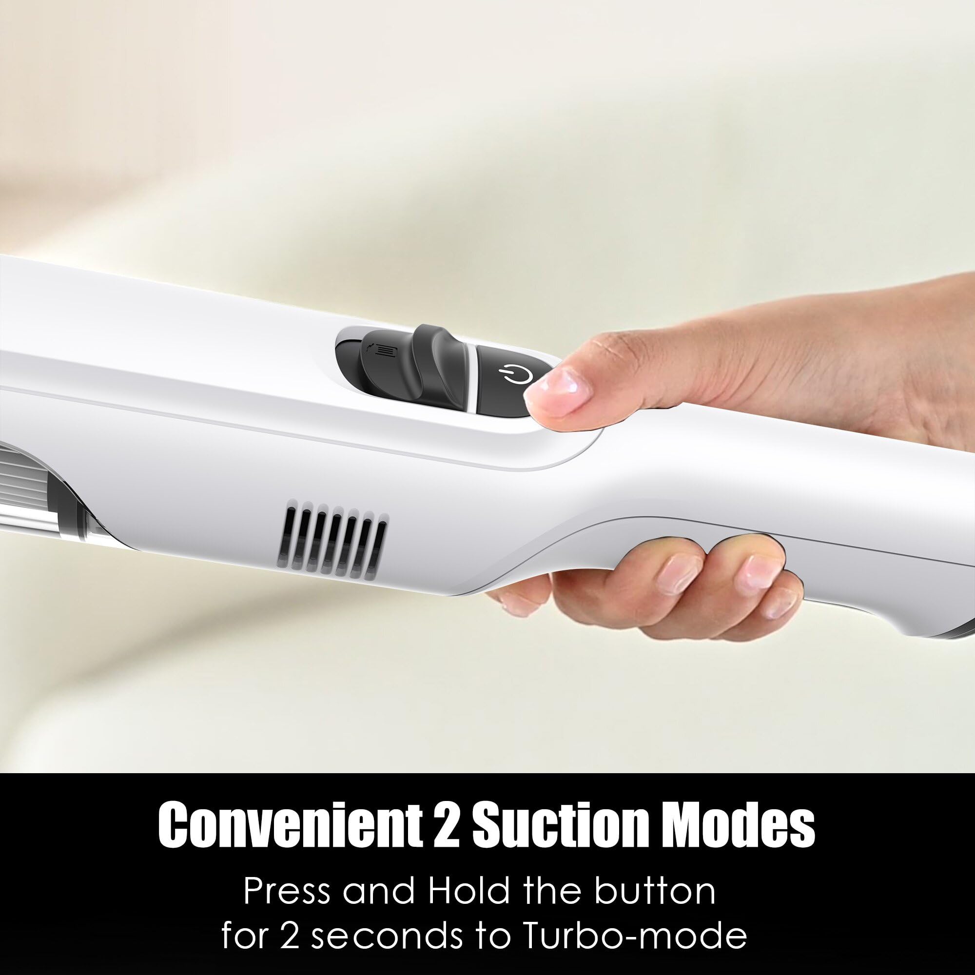 PROMOMO H13 HEPA-filtered intake reduces airborne dust for cleaner spaces.