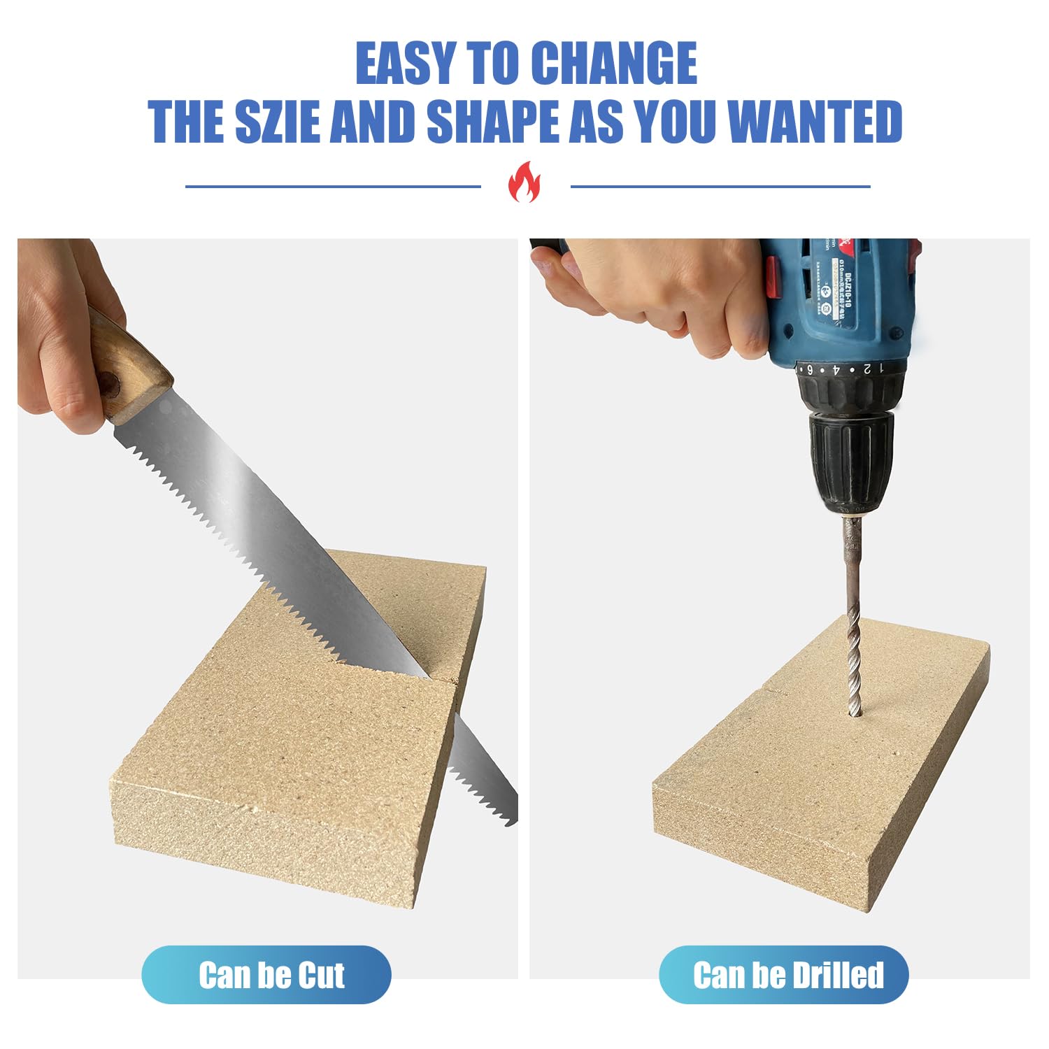 Protalwell 2200F-rated brick suitable for wood stoves.
