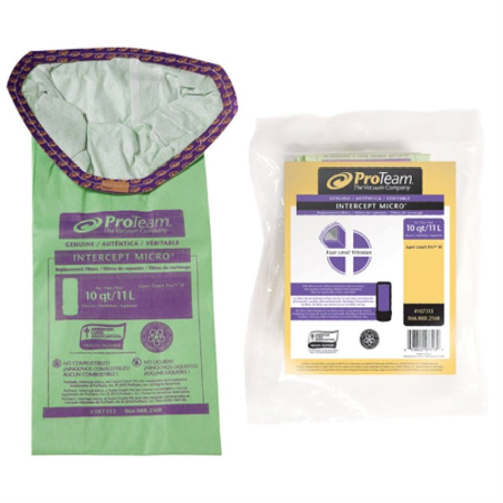 GoFit 10 compatible filter bag installed for heavy-duty cleaning