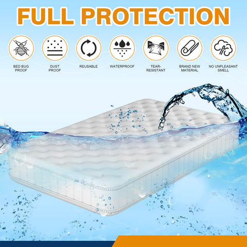 PROWEE clear king-cal king mattress bag shielding storage from dust