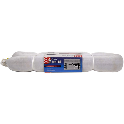 Prozap Bovi-Rub Backrubber 10' white in barn-use scene