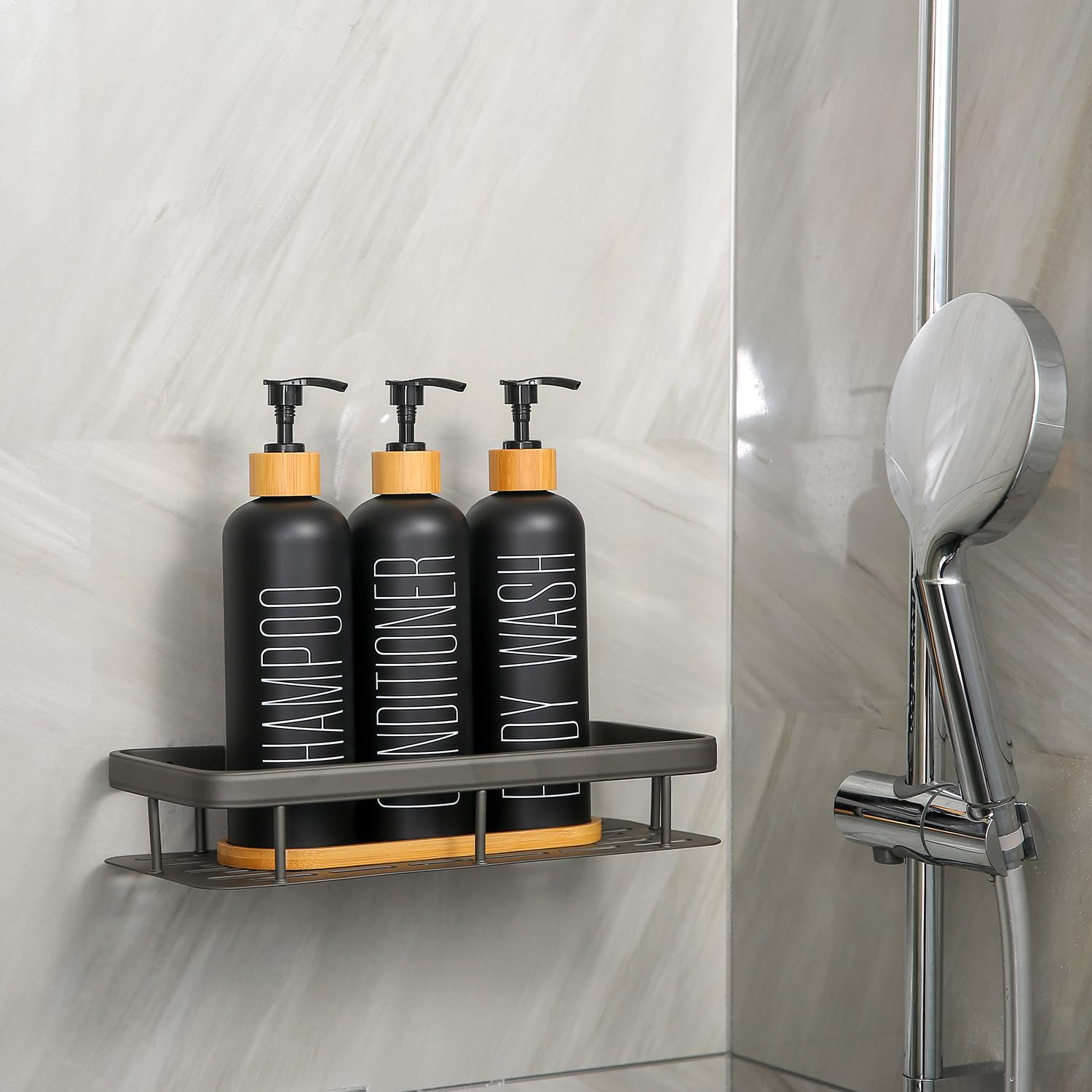 Prus Waso farmhouse-style bathroom decor complements any home aesthetic.