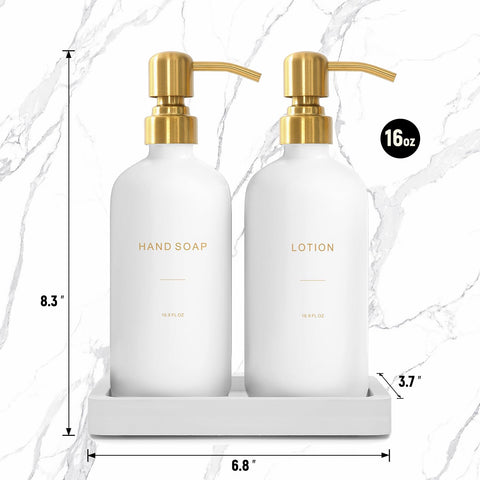 Prus Waso Gold countertop display on a stylish vanity