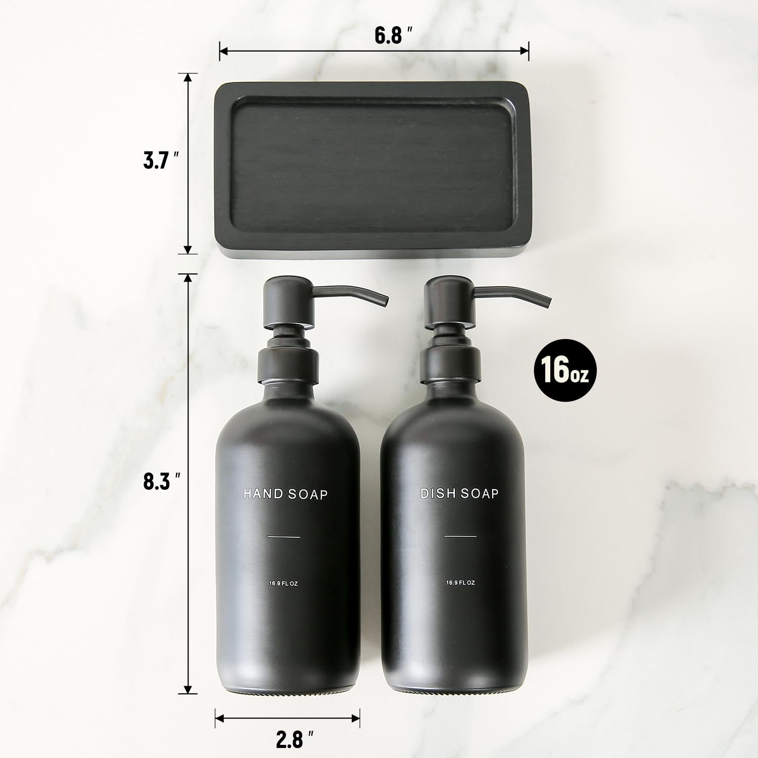 Prus Waso gift-ready soap dispenser set for stylish gifting.