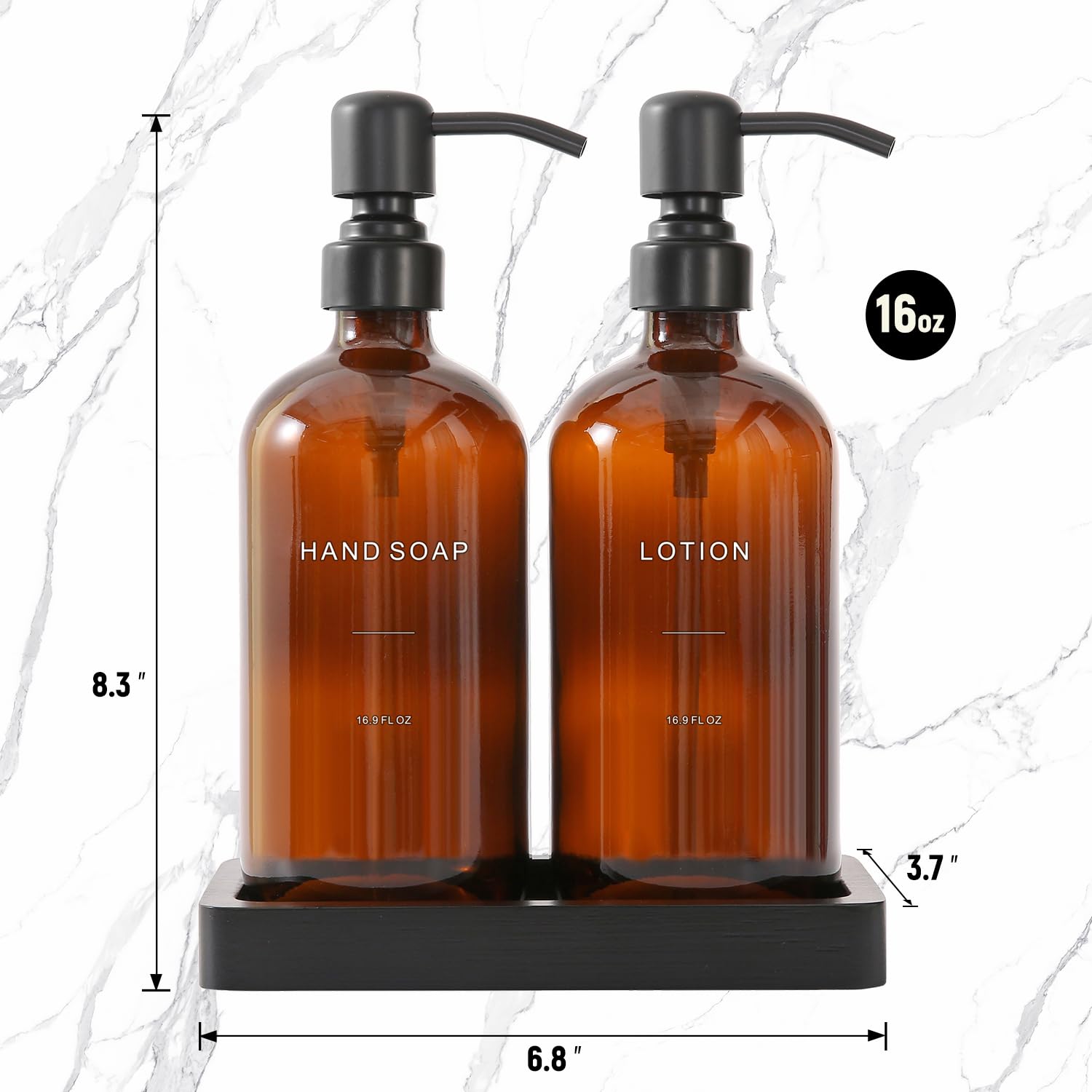 Prus Waso modern bathroom decor element with warm amber glow