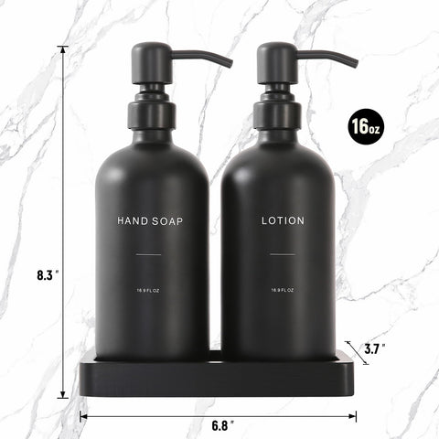 Prus Waso black soap and lotion set ships ready for quick setup.